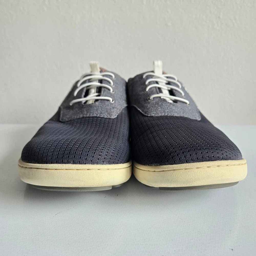 OluKai Nohea‎ Moku Mens 10.5 Charcoal Dark Shadow Boat Shoes Sneakers 10283-6C6C